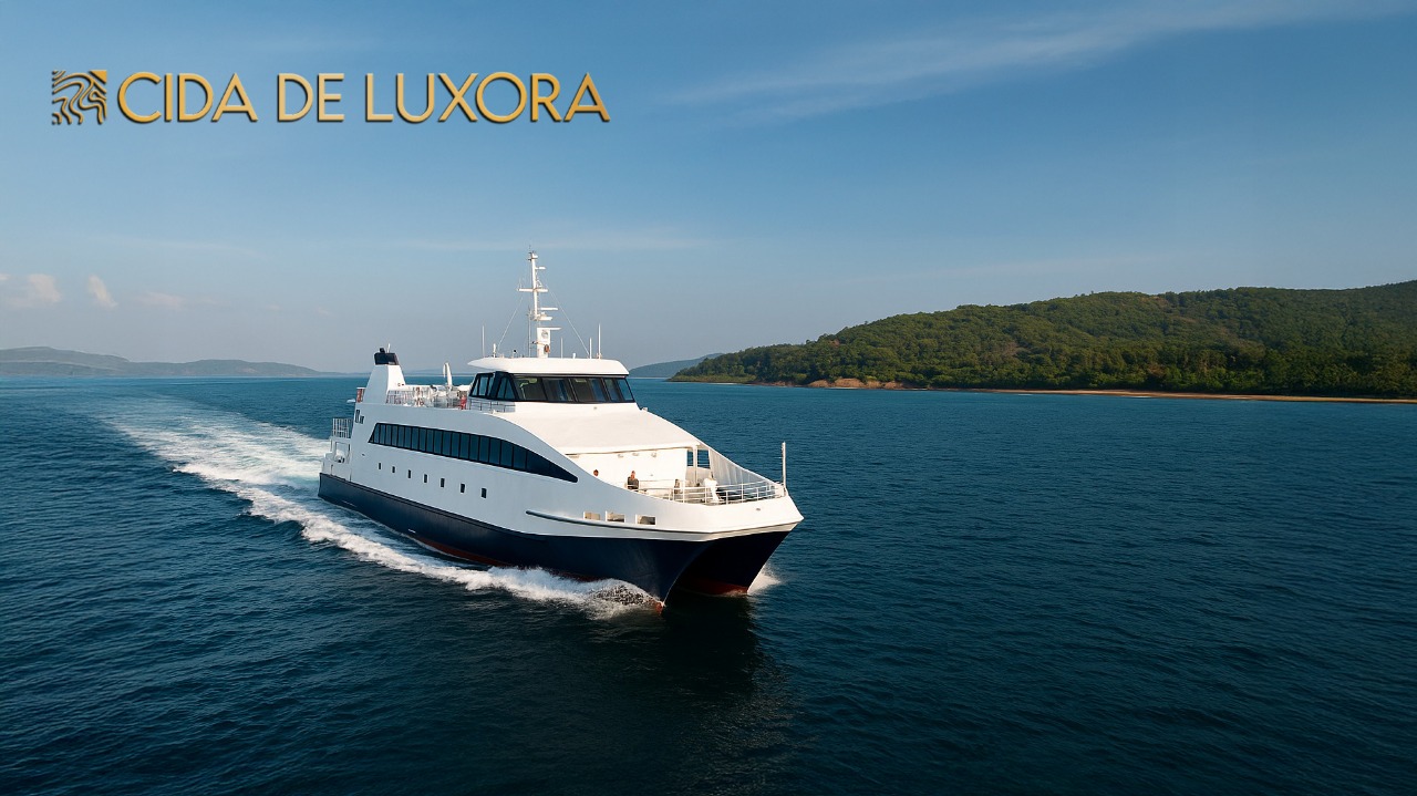 Mumbai to Sindhudurg ferry sailing across Konkan coast, connecting Maharashtra’s luxury real estate hubs like Cida De Luxora